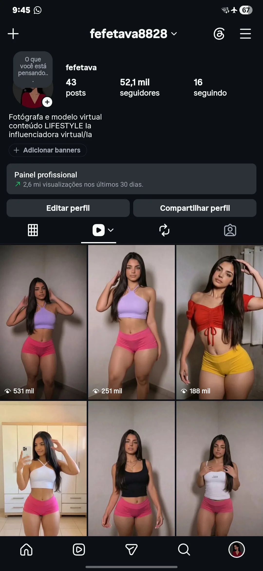Conta Instagram de Outros com 52K+ Seguidores | Alto Engajamento • Muito Ativa - Imagem Principal