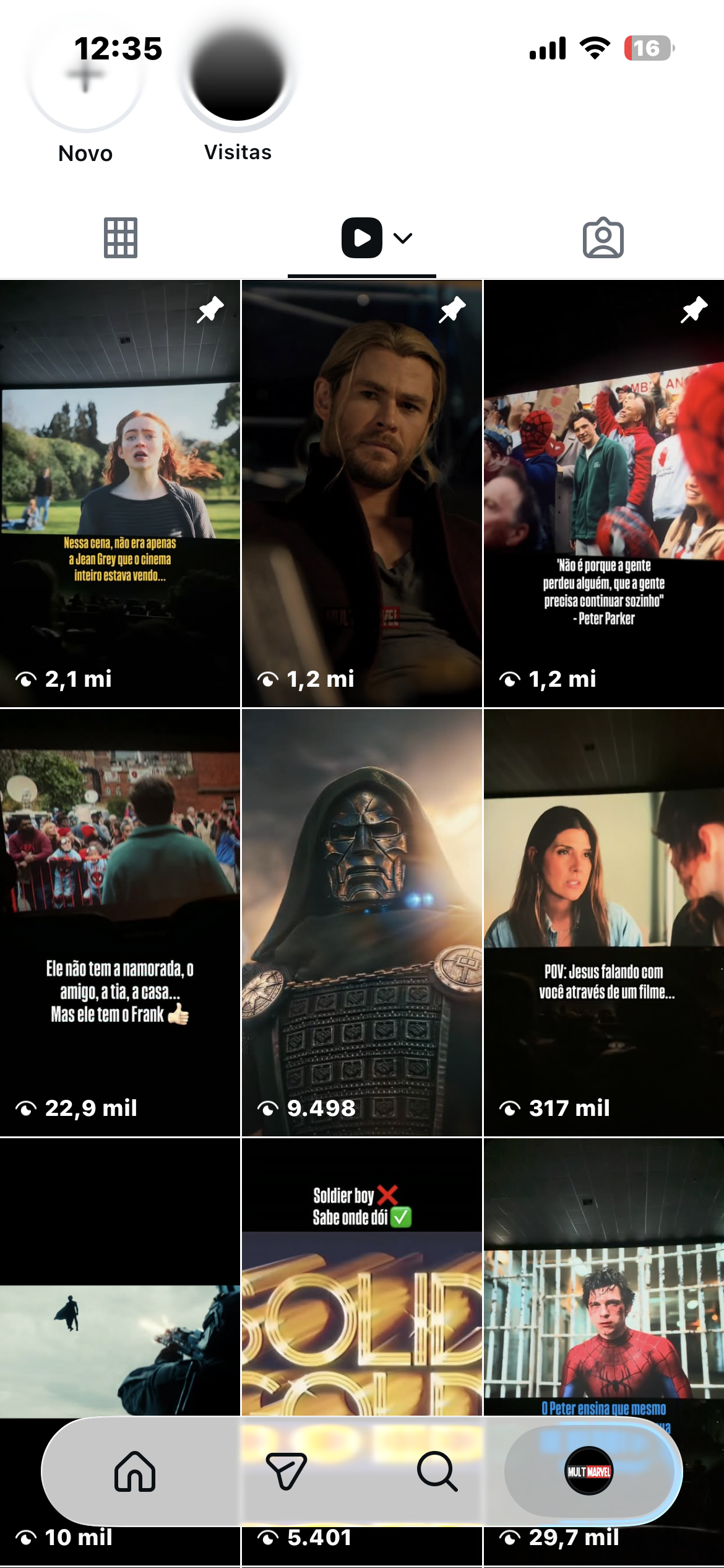 Conta Instagram de Entretenimento com 49K+ Seguidores - Verificada e Monetizada - Preview 1