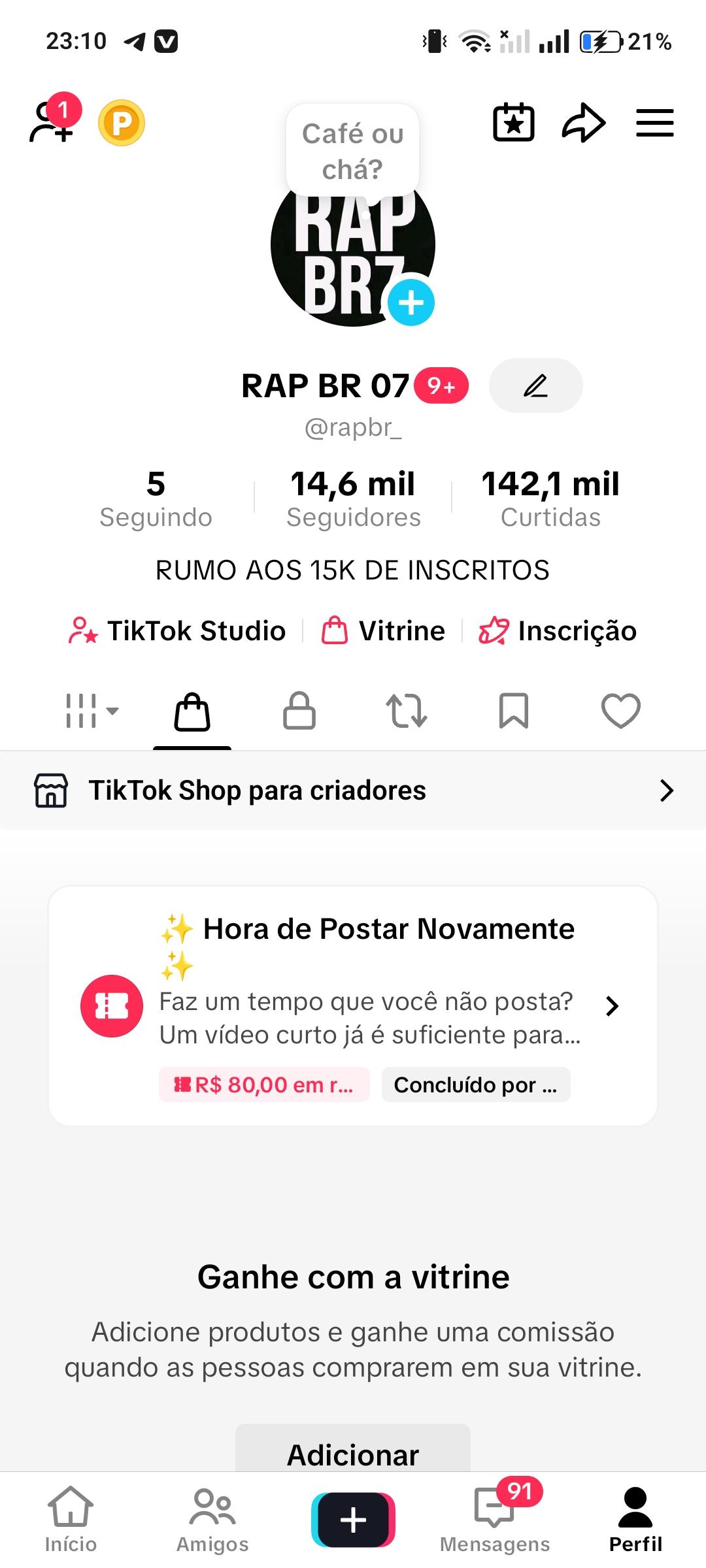 Conta Tiktok de Entretenimento com 14K+ Seguidores - Verificada e Monetizada - Preview 4