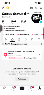 Conta Tiktok de Entretenimento com 92K+ Seguidores - Imagem Principal