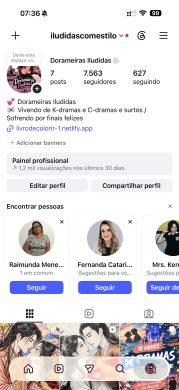 Conta Instagram de Entretenimento com 7K+ Seguidores - Imagem Principal