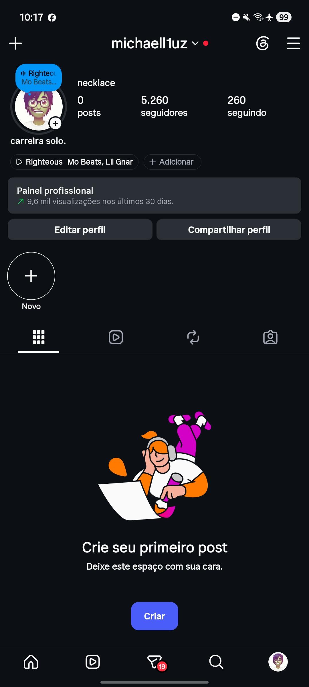 Conta Instagram de Entretenimento com 5K+ Seguidores - Preview 1