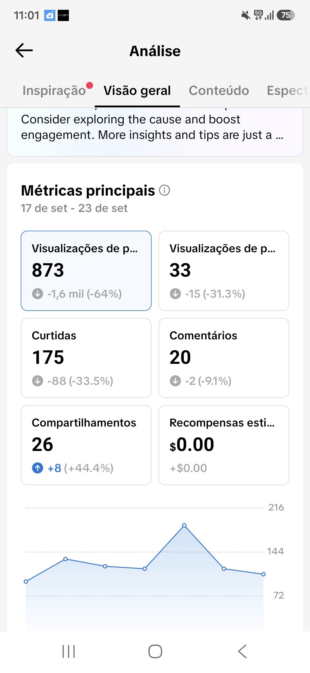 Conta Tiktok de Entretenimento com 17K+ Seguidores | Muito Ativa - Preview 1
