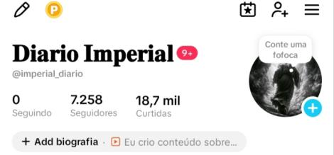 Conta Tiktok de Entretenimento com 7K+ Seguidores - Imagem Principal