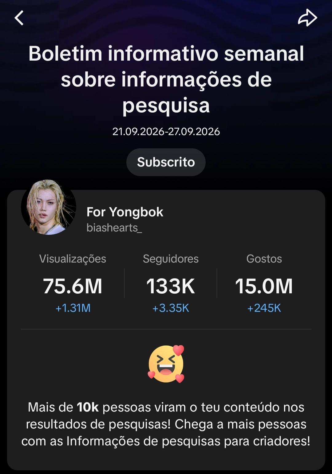 Conta Tiktok de Entretenimento com 133K+ Seguidores - Monetizada | Alto Engajamento • Muito Ativa - Preview 8