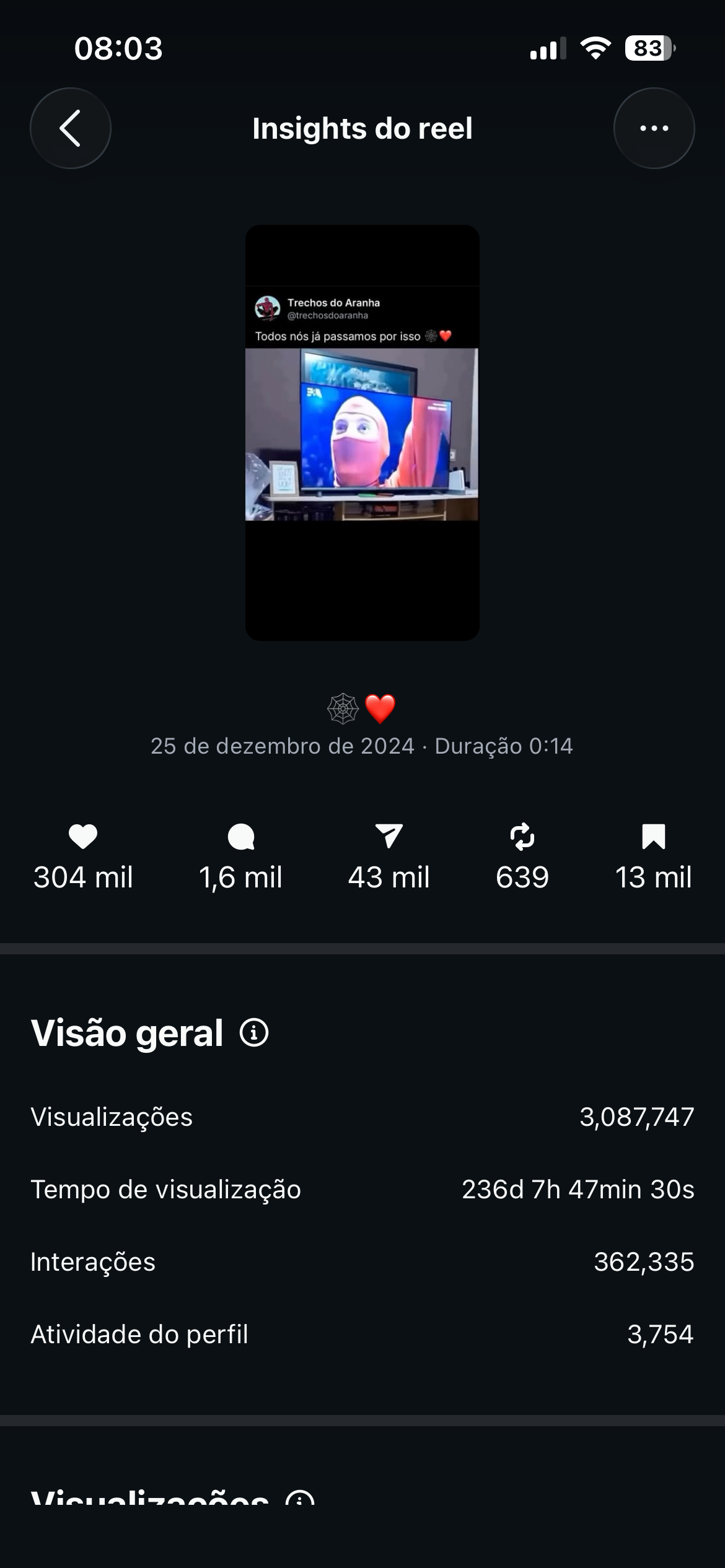 Conta Instagram de Entretenimento com 80K+ Seguidores | Alto Engajamento • Muito Ativa - Preview 5