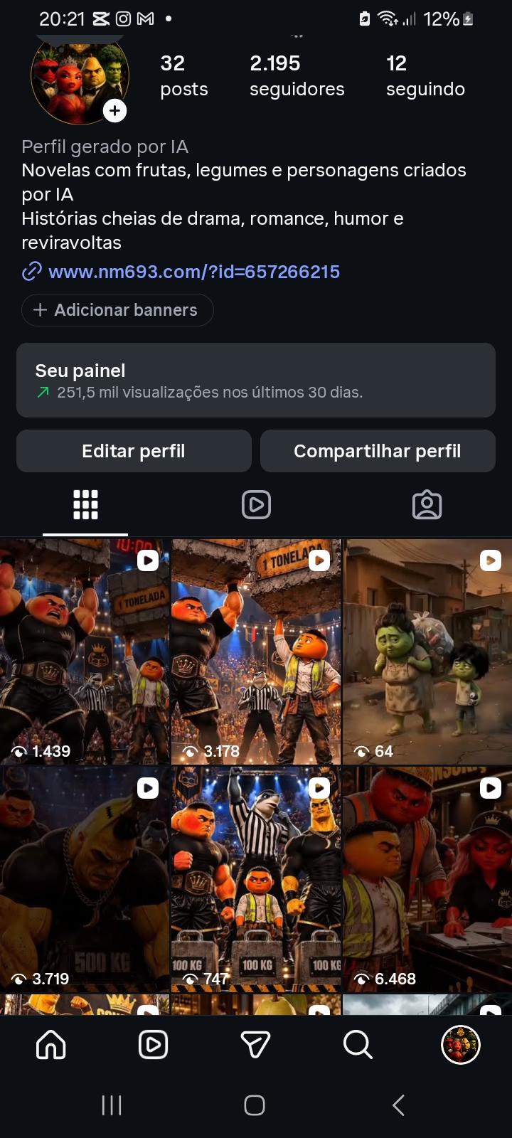 Conta Instagram de Entretenimento com 2K+ Seguidores - Preview 4