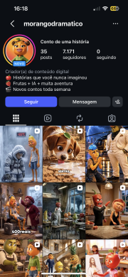 Conta Instagram de Entretenimento com 8K+ Seguidores - Imagem Principal