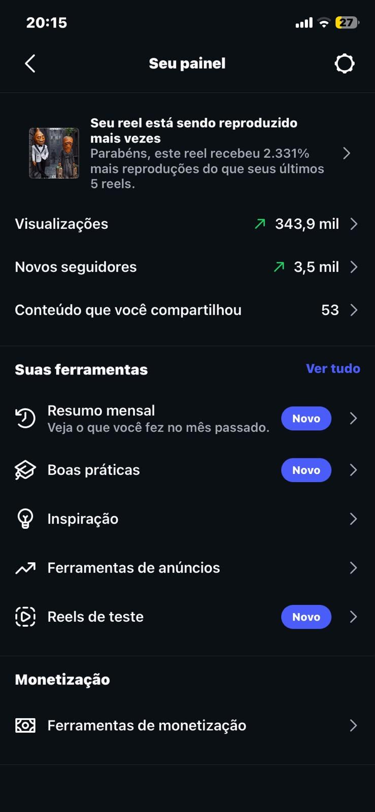 Conta Instagram de Entretenimento com 8K+ Seguidores - Preview 4