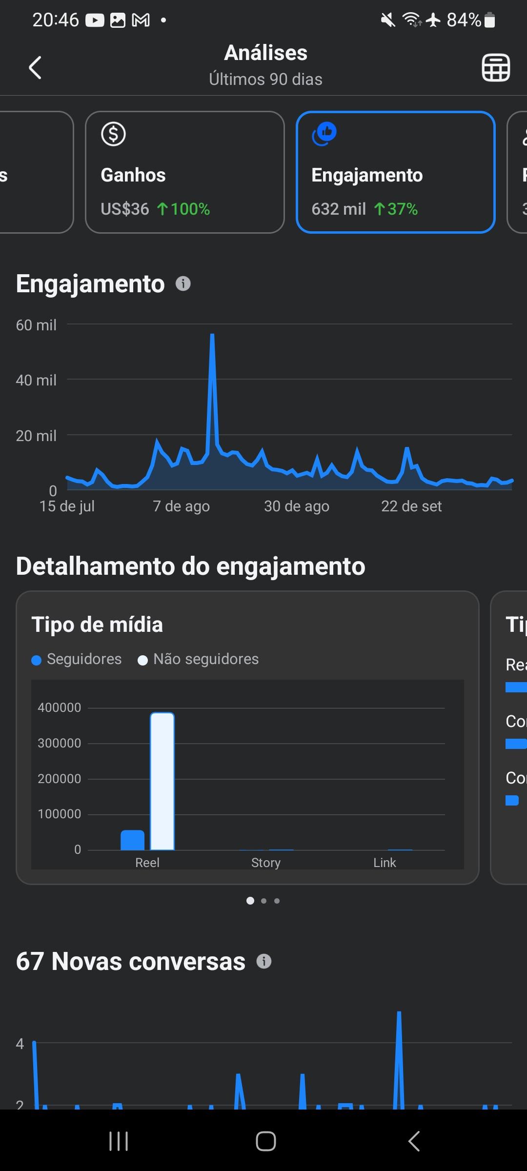 Conta Facebook de Educação e Concurso Público com 60K+ Seguidores - Monetizada | Alto Engajamento • Muito Ativa - Preview 1