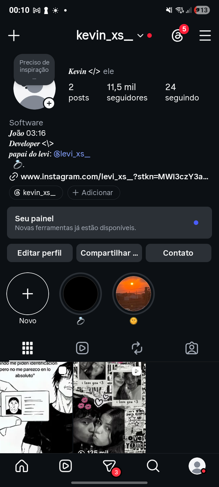 Conta Instagram de Entretenimento com 11K+ Seguidores - Monetizada | Alto Engajamento - Preview 1