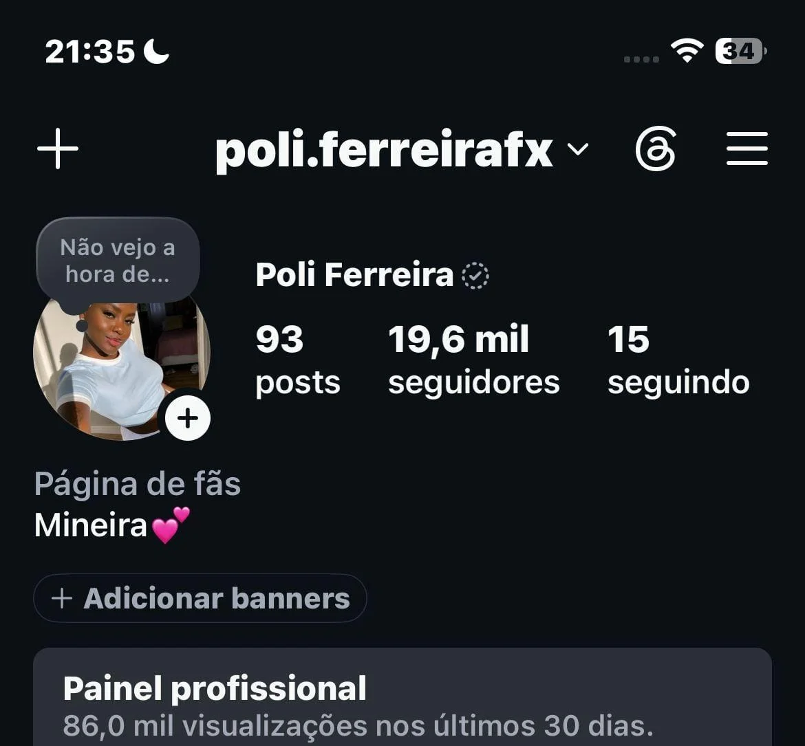 Conta Instagram de Outros com 19K+ Seguidores | Alto Engajamento • Muito Ativa - Imagem Principal
