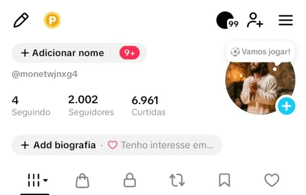 Conta Tiktok de Outros com 2K+ Seguidores | Alto Engajamento • Muito Ativa - Imagem Principal