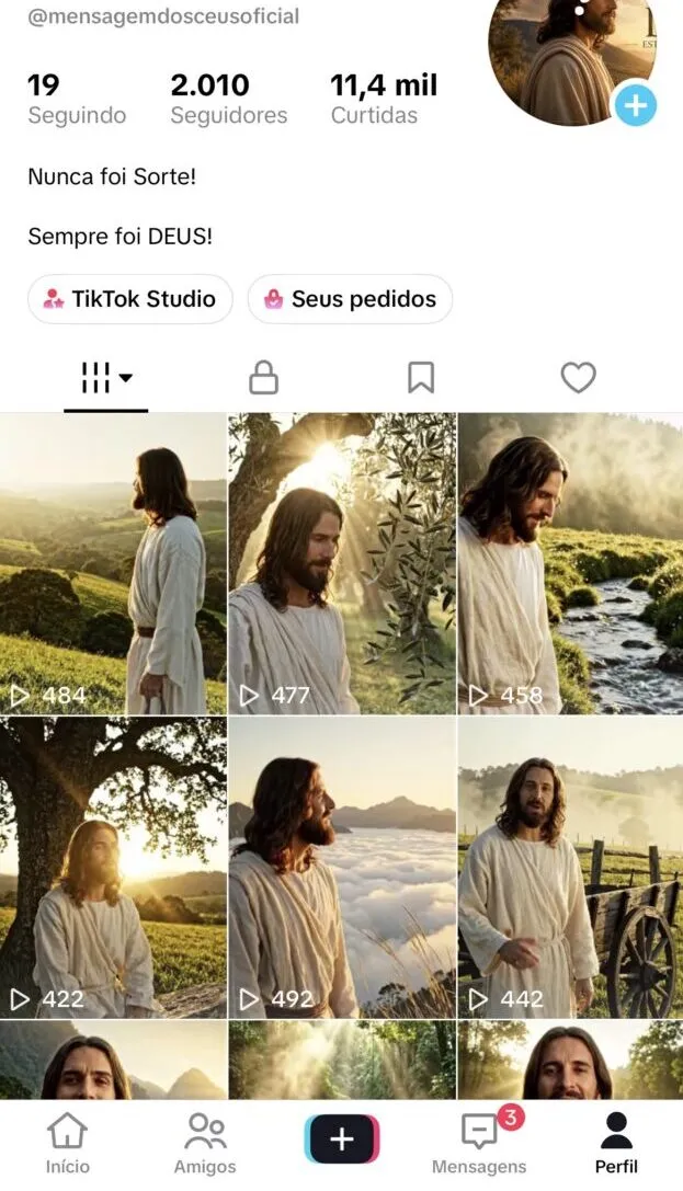 Conta Tiktok de Outros com 2K+ Seguidores | Alto Engajamento • Muito Ativa - Imagem Principal