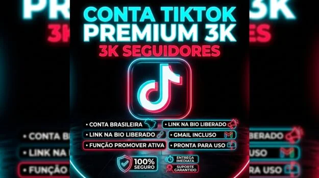 Conta Tiktok de Outros com 3K+ Seguidores | Alto Engajamento - Imagem Principal