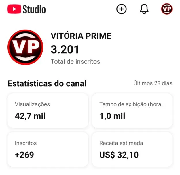 Conta YouTube de Futebol e Esportes com 3K+ Inscritos - Monetizada | Alto Engajamento • Muito Ativa - Imagem Principal