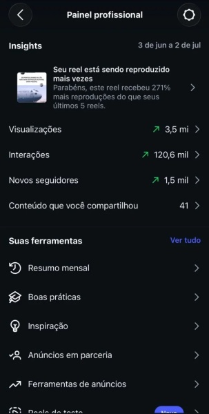Conta Instagram de Outros com 2K+ Seguidores | Alto Engajamento • Muito Ativa