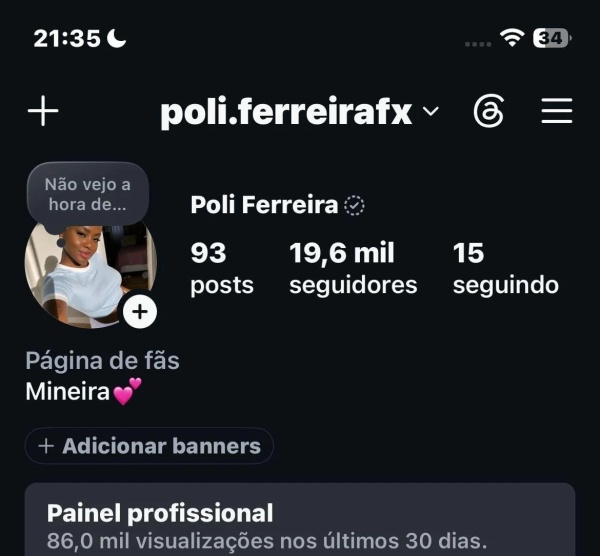 Conta Instagram de Outros com 19K+ Seguidores | Alto Engajamento • Muito Ativa