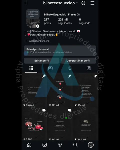 Cuenta de Instagram de motivación, lujo y emprendimiento con 231K+ seguidores | Alta interacción • Muy activa