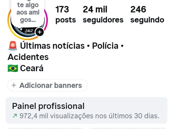 Conta Instagram de Fofoca e Celebridades com 24K+ Seguidores - Monetizada | Alto Engajamento • Muito Ativa