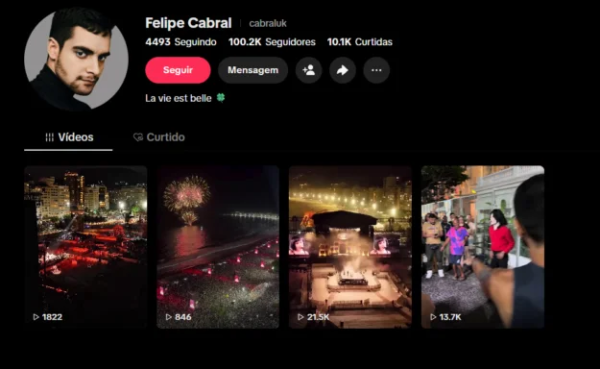 Conta Tiktok de Outros com 100K+ Seguidores | Alto Engajamento • Muito Ativa