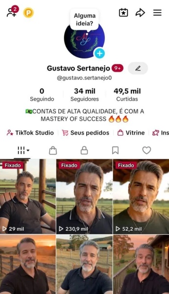 Conta Tiktok de Outros com 10K+ Seguidores - Monetizada | Alto Engajamento • Muito Ativa