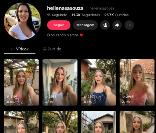 Conta Tiktok de Outros com 11K+ Seguidores | Alto Engajamento • Muito Ativa