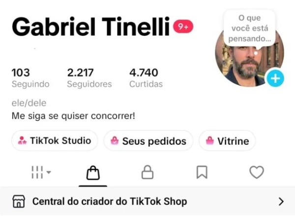 Conta Tiktok de Outros com 2K+ Seguidores | Alto Engajamento • Muito Ativa