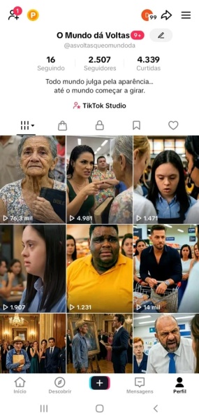 Conta Tiktok de Inteligência Artificial com 2K+ Seguidores | Alto Engajamento