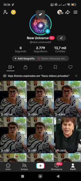 Conta Tiktok de Outros com 2K+ Seguidores | Alto Engajamento