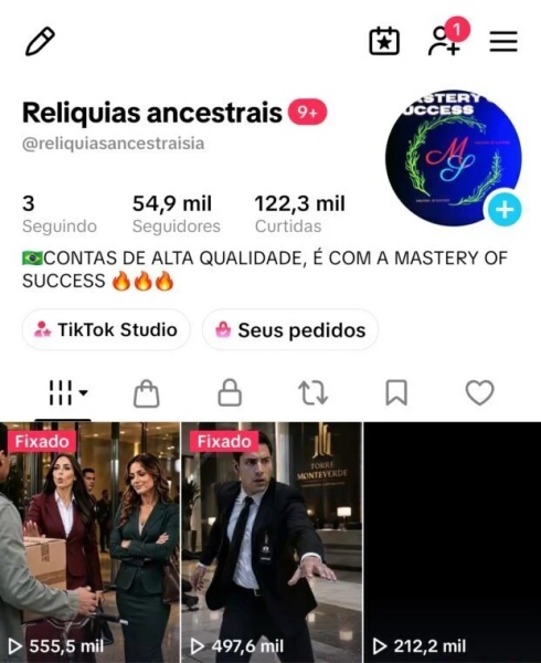 Conta Tiktok de Outros com 54K+ Seguidores | Alto Engajamento • Muito Ativa