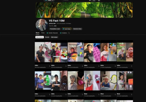 Conta YouTube de Humor com 1M+ Inscritos | Alto Engajamento • Muito Ativa