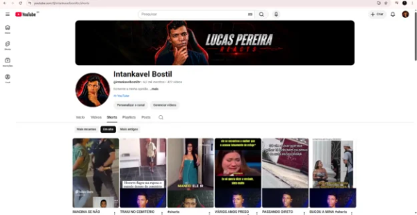 Conta YouTube de Humor com 6K+ Inscritos | Alto Engajamento • Muito Ativa