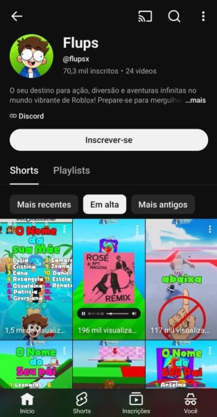 Conta YouTube de Jogos e Games com 96K+ Inscritos | Alto Engajamento • Muito Ativa