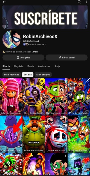 Conta YouTube de Outros com 946K+ Inscritos - Monetizada | Alto Engajamento • Muito Ativa