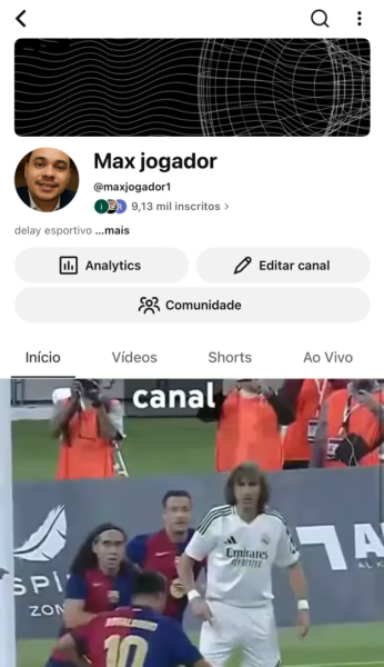 Conta YouTube de Notícias e Fofocas com 9K+ Inscritos | Alto Engajamento • Muito Ativa