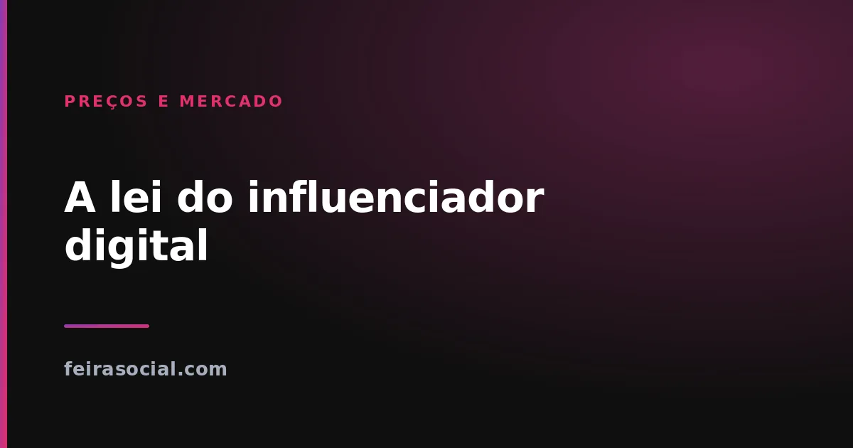 Lei 15.325/2026: o que ela muda para quem vive de conteúdo — e o que não muda